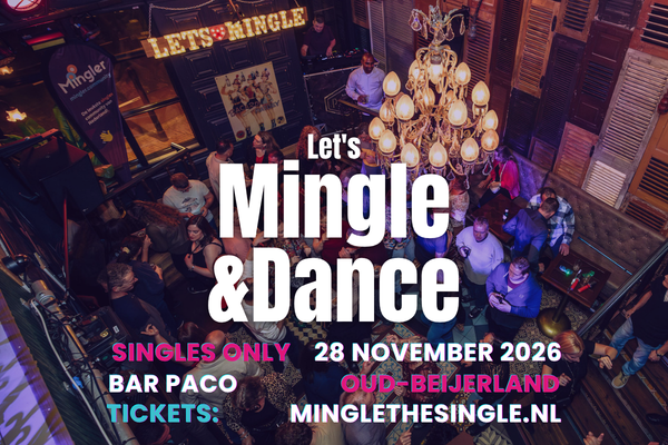 Let’s Mingle & Dance – 28 november 2026 – Bar Paco, Oud-Beijerland